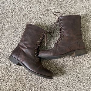 Madden Girl Combat Boots